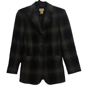 Vintage Limited America Vintage 90’s Plaid Wool Blazer